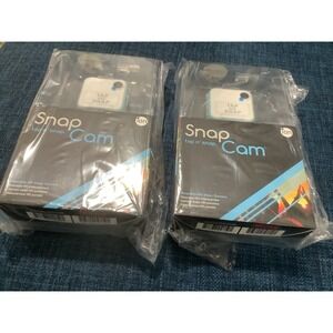 NEW SET OF 2 ION TAP N' SNAP CAM WEARABLE HD VIDEO CAMERA 1045 (BLACK)